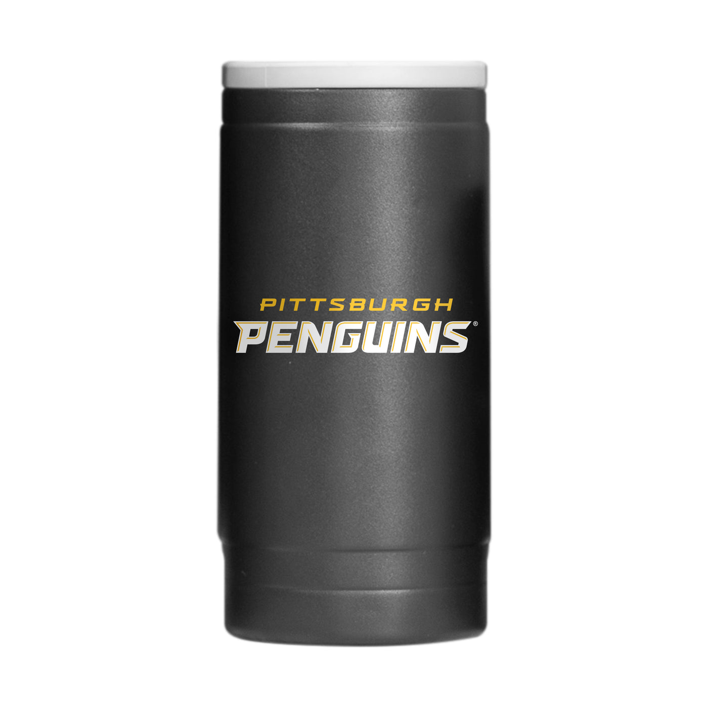 Pittsburgh Penguins 12oz Flipside Powder Coat Slim Can Coolie - Logo Brands