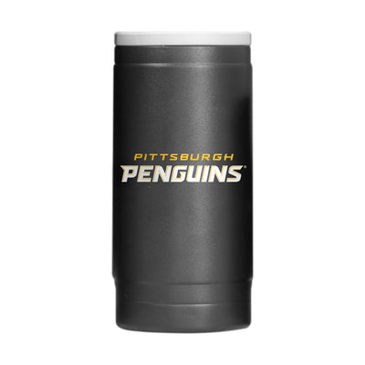 Pittsburgh Penguins 12oz Flipside Powder Coat Slim Can Coolie - Logo Brands