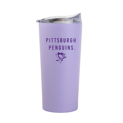 Pittsburgh Penguins 20oz Tonal Lavender Powder Coat Tumbler