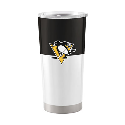 Pittsburgh Penguins 20oz Colorblock Stainless Tumbler - Logo Brands