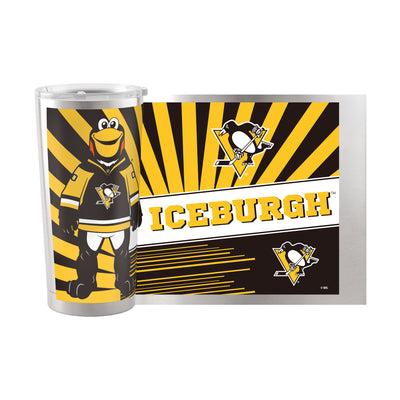Pittsburgh Penguins 20oz Mascot Stainless Steel Tumbler - Logo Brands