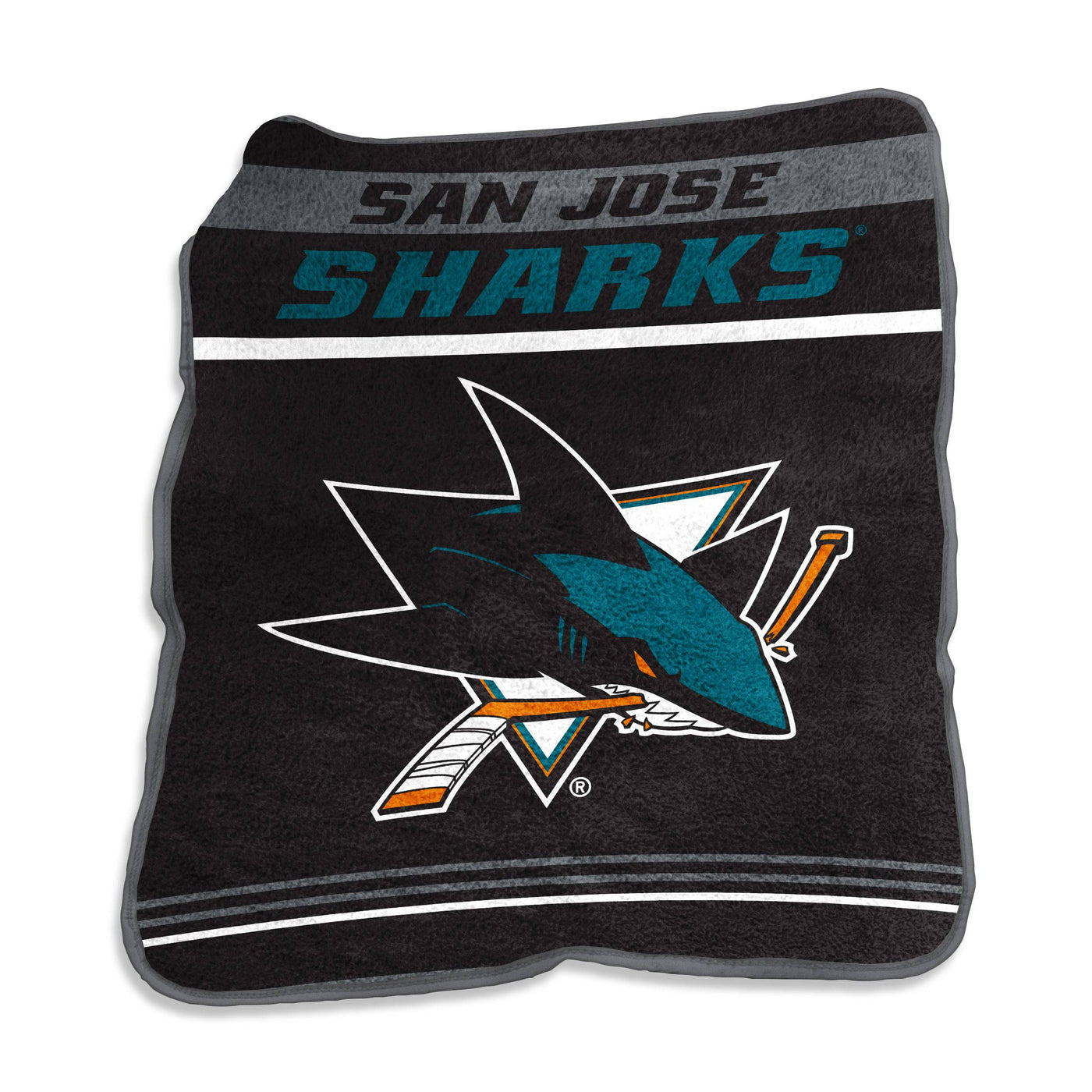 San Jose Sharks Gameday Raschel Throw