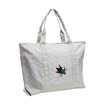 San Jose Sharks Leopard Pattern Tote - Logo Brands