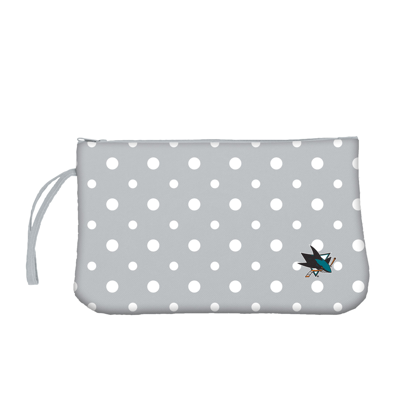San Jose Sharks Dot Wristlet