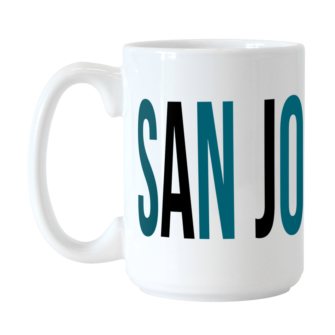 San Jose Sharks 15oz Overtime Sublimated Mug - Logo Brands