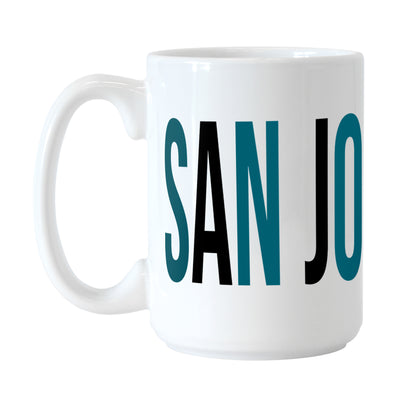 San Jose Sharks 15oz Overtime Sublimated Mug - Logo Brands