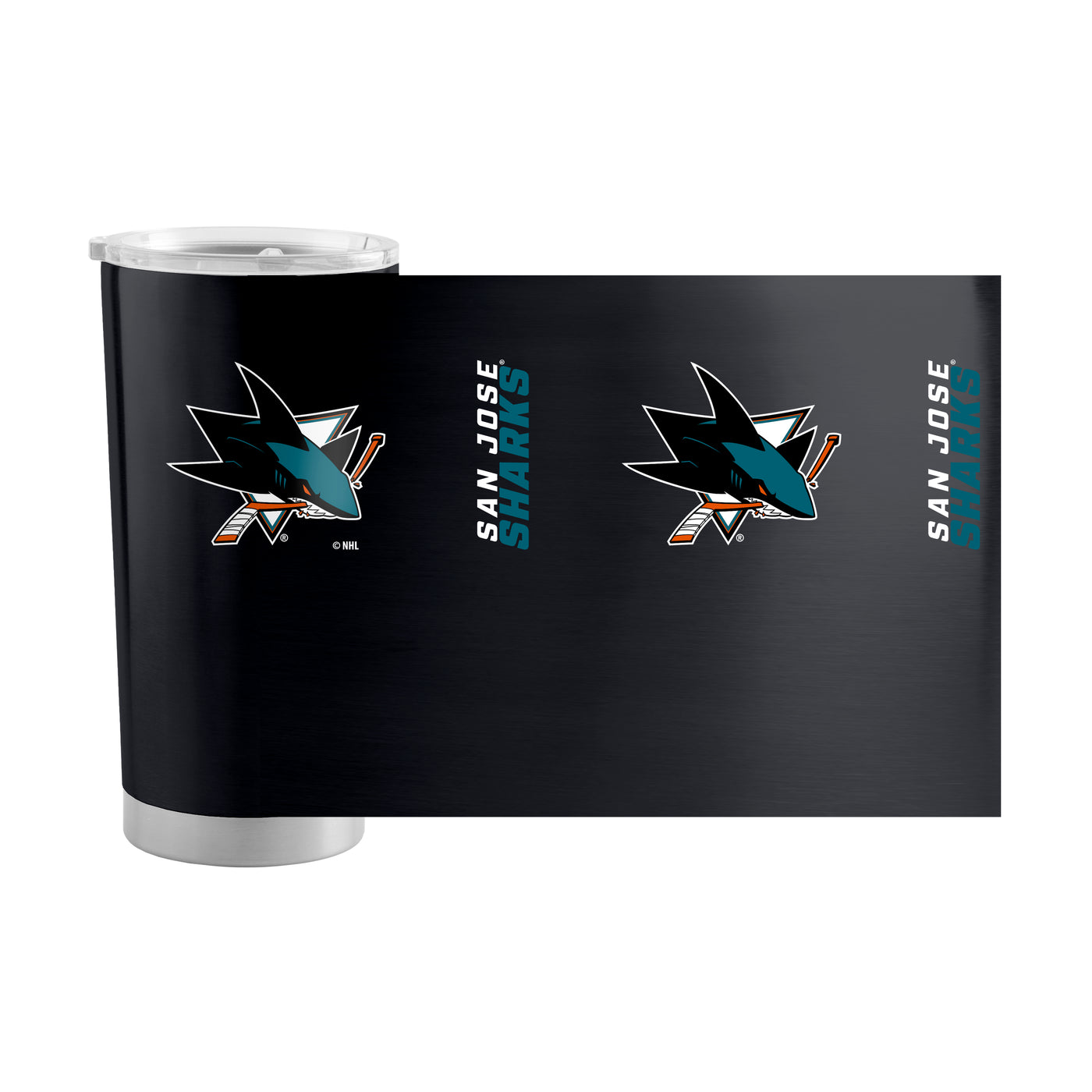 San Jose Sharks 20oz Gameday Stainless Steel Tumbler