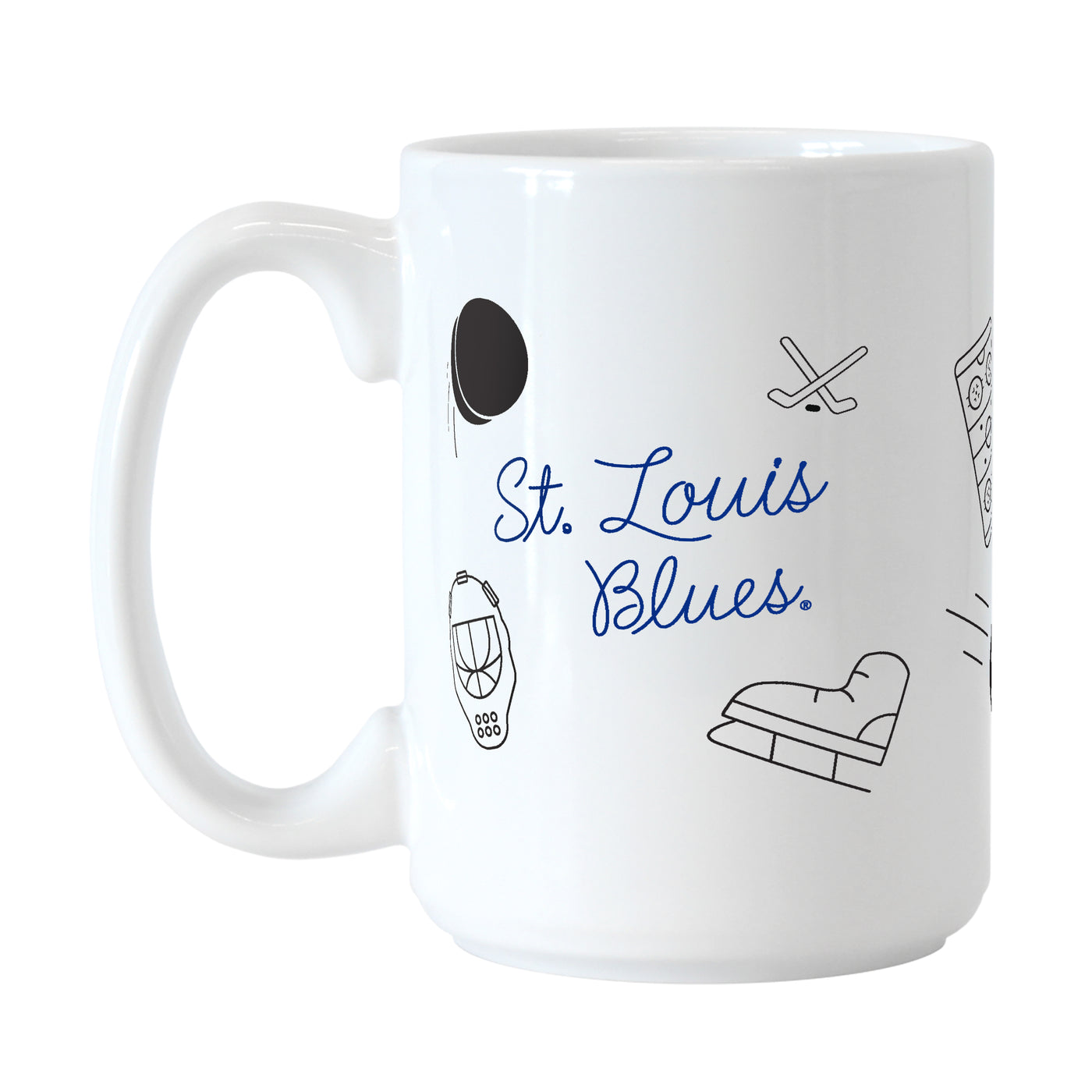 St. Louis Blues 15oz Playmaker Sublimated Mug