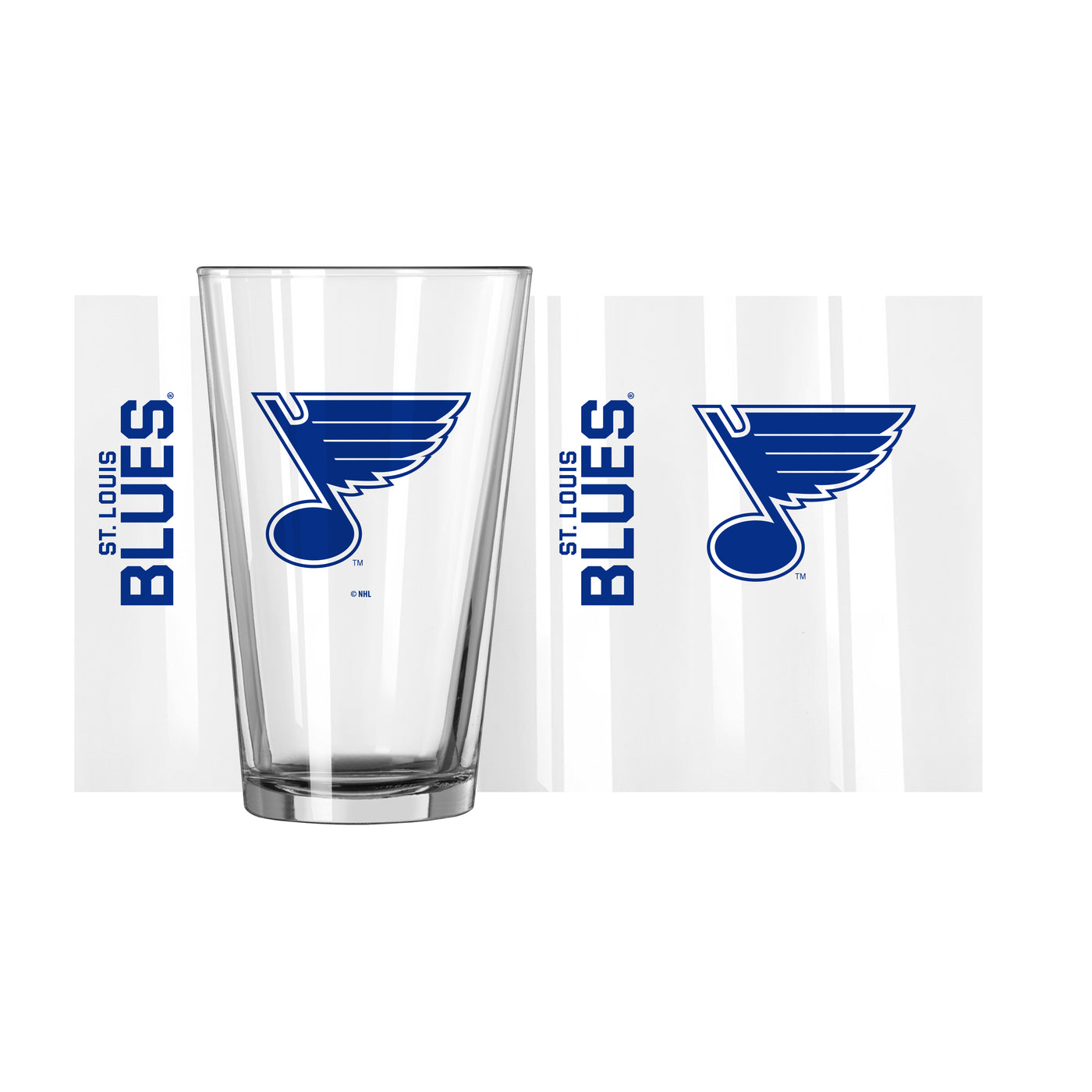 St. Louis Blues 16oz Gameday Pint Glass - Logo Brands