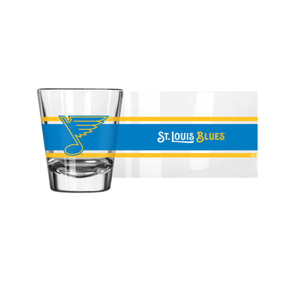 St. Louis Blues 2oz Stripe Shot Glass