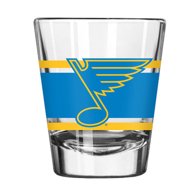 St. Louis Blues 2oz Stripe Shot Glass