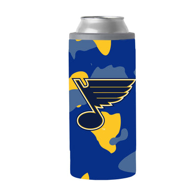 St. Louis Blues 12oz Camo Slim Can Coolie