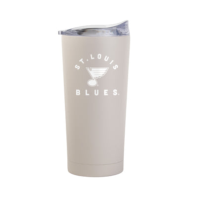 St. Louis Blues 20oz Archway Sand Powder Coat Tumbler