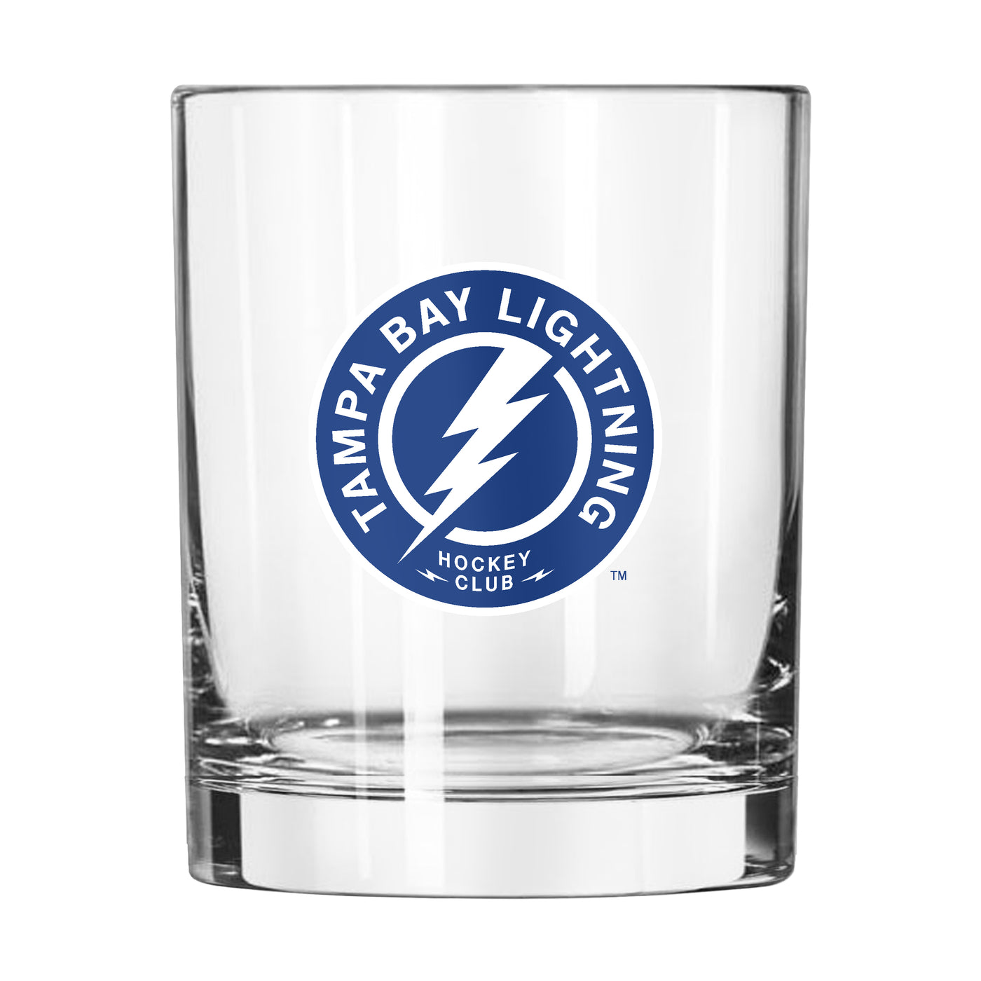 Tampa Bay Lightning 14oz Letterman Rocks Glass