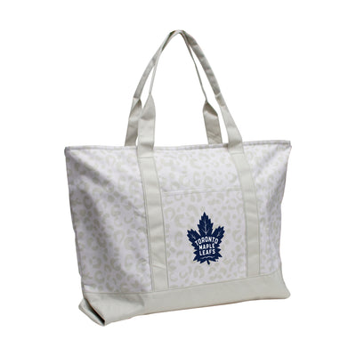 Toronto Maple Leafs Leopard Pattern Tote - Logo Brands