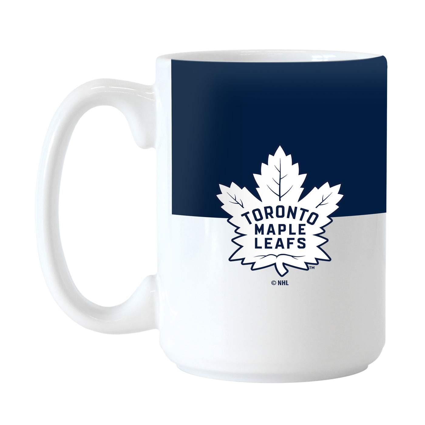 Toronto Maple Leafs Color Block 15 oz Sublimated Mug