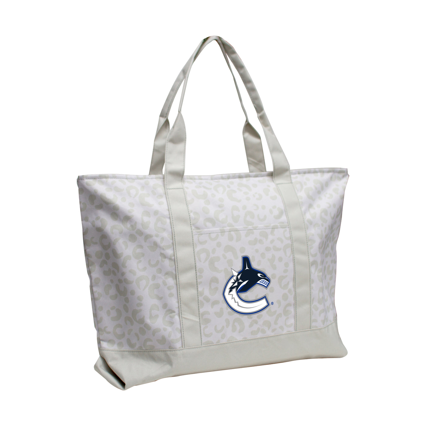 Vancouver Canucks Leopard Pattern Tote - Logo Brands