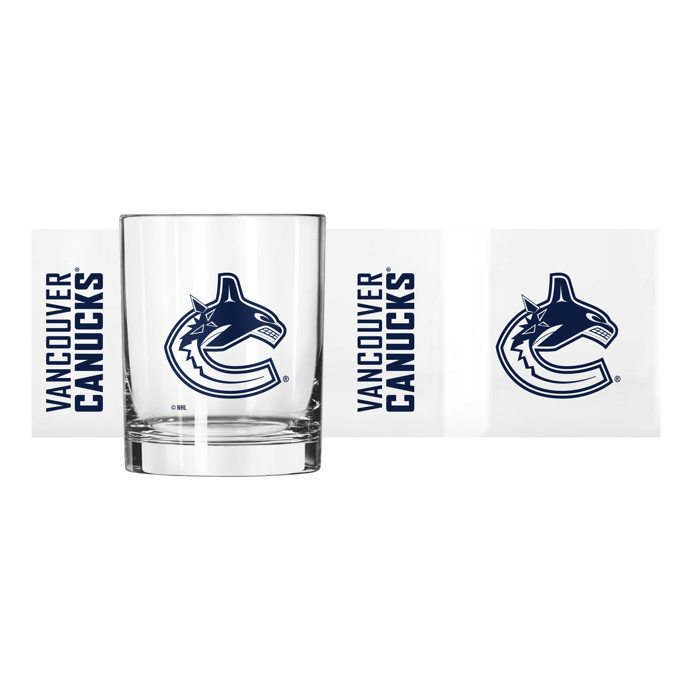 Vancouver Canucks 14oz Gameday Rocks Glass