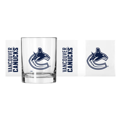 Vancouver Canucks 14oz Gameday Rocks Glass