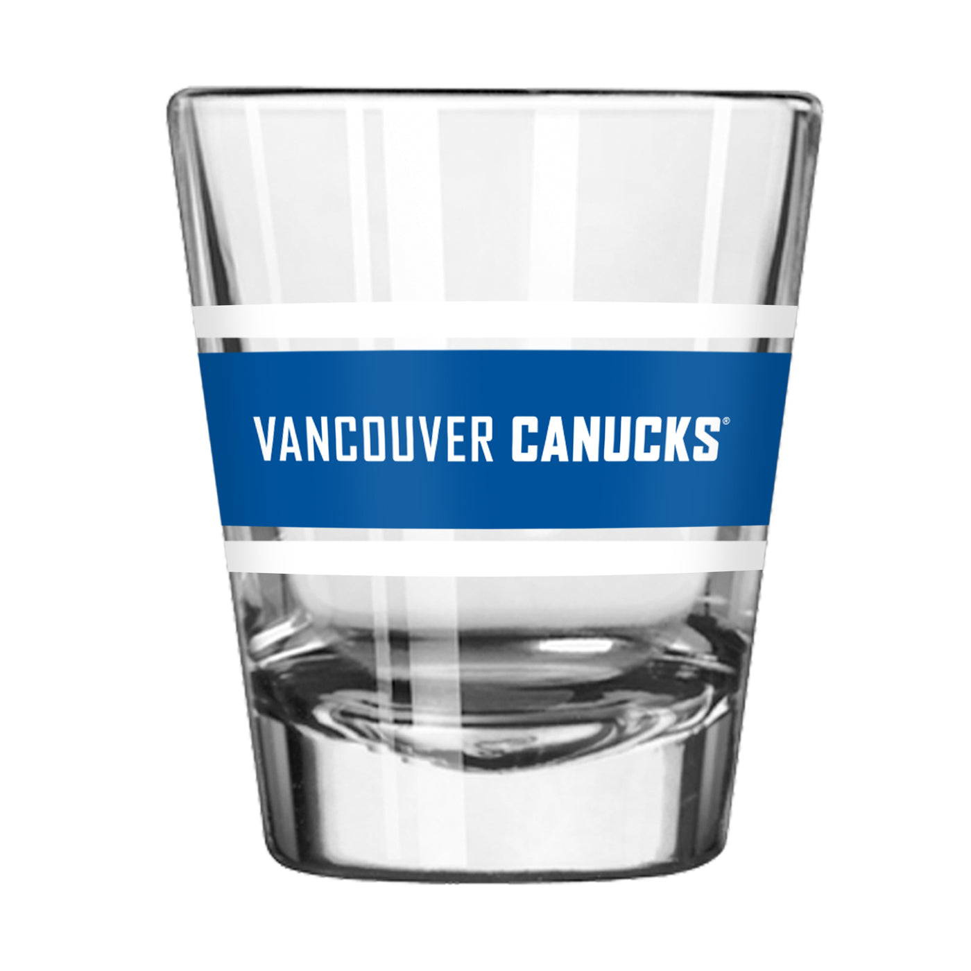 Vancouver Canucks 2oz Stripe Shot Glass