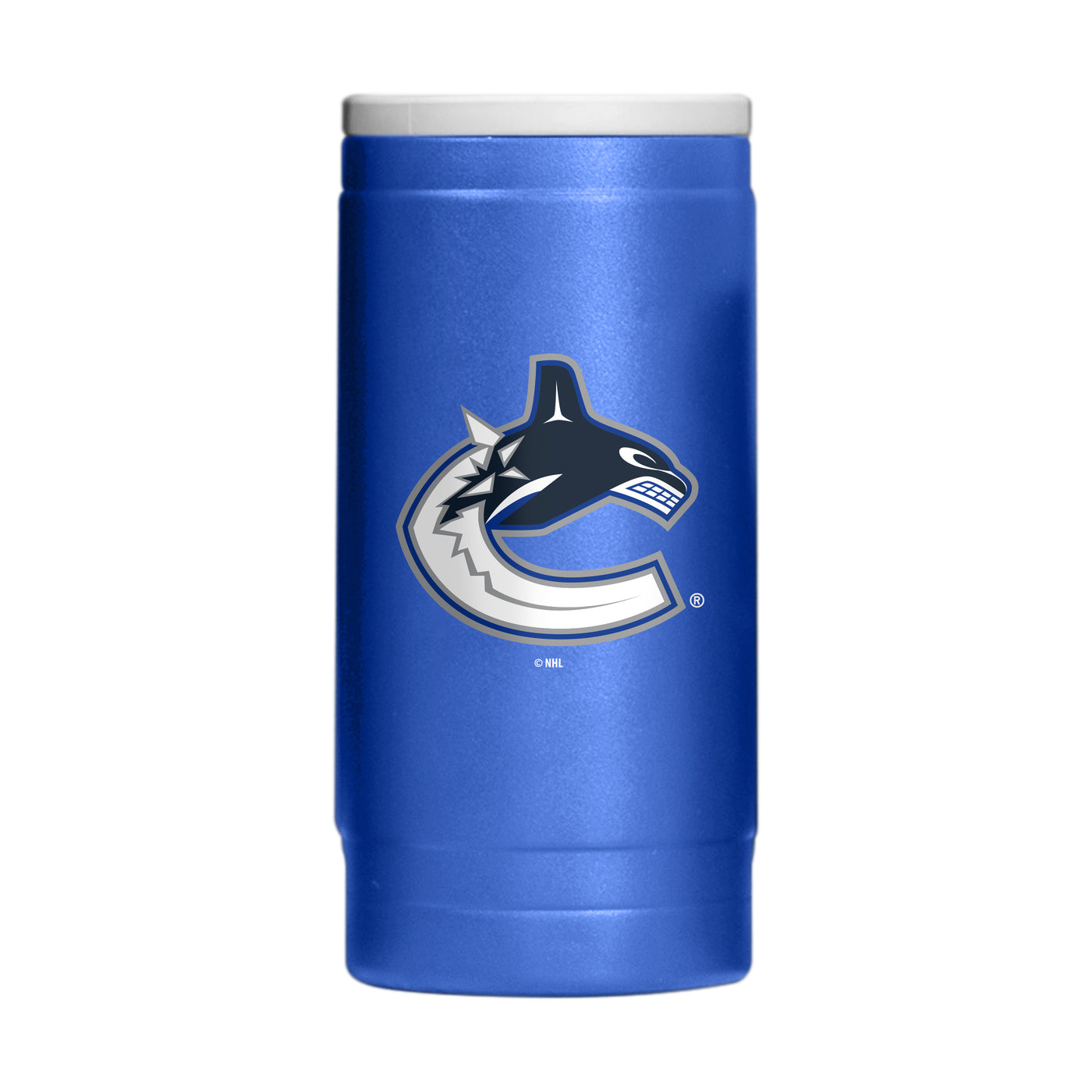 Vancouver Canucks 12oz Flipside Powder Coat Slim Can Coolie - Logo Brands