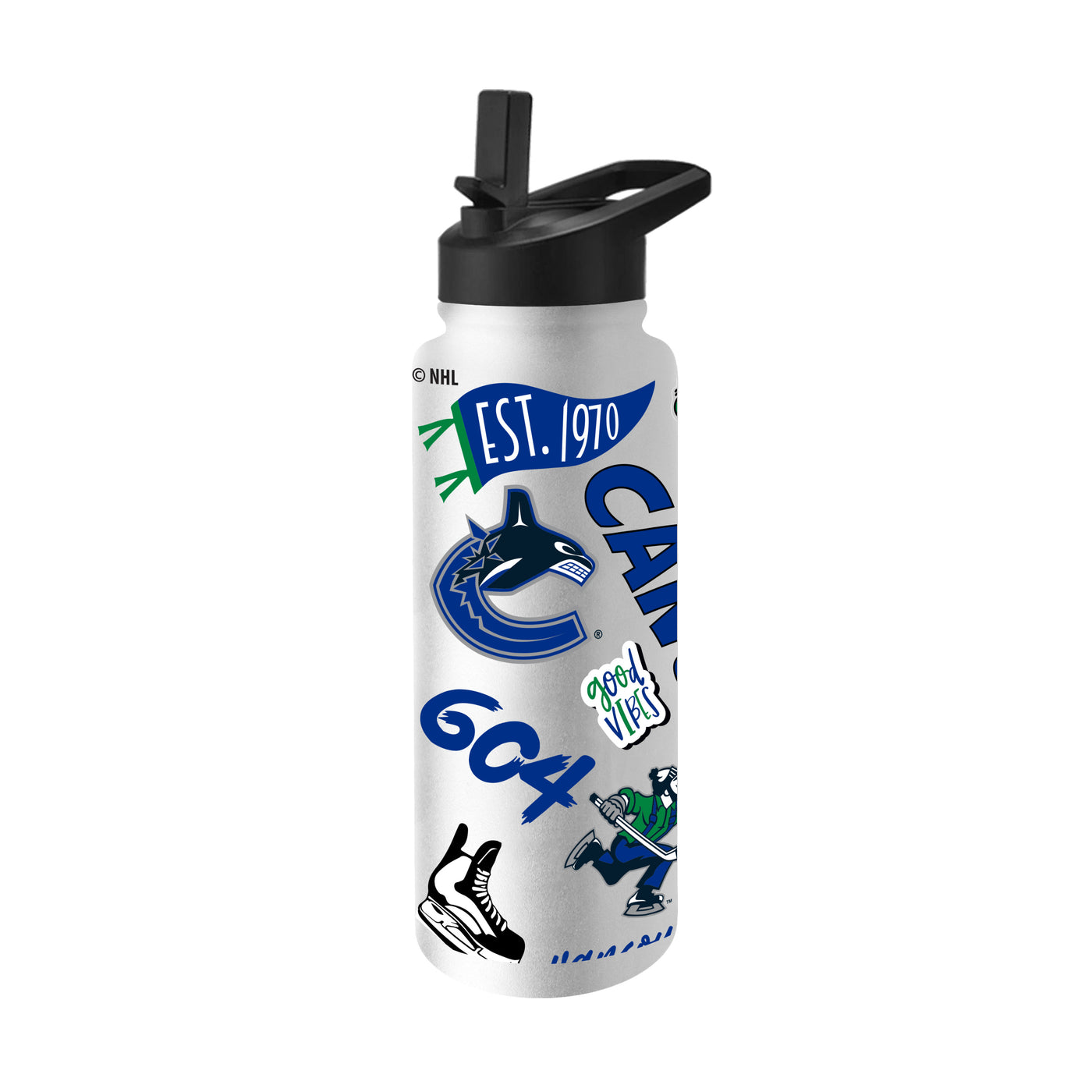 Vancouver Canucks 34oz Native Quencher Bottle
