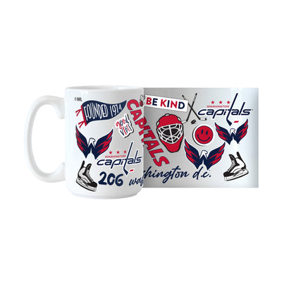 Washington Capitals 15oz Native Sublimated Mug