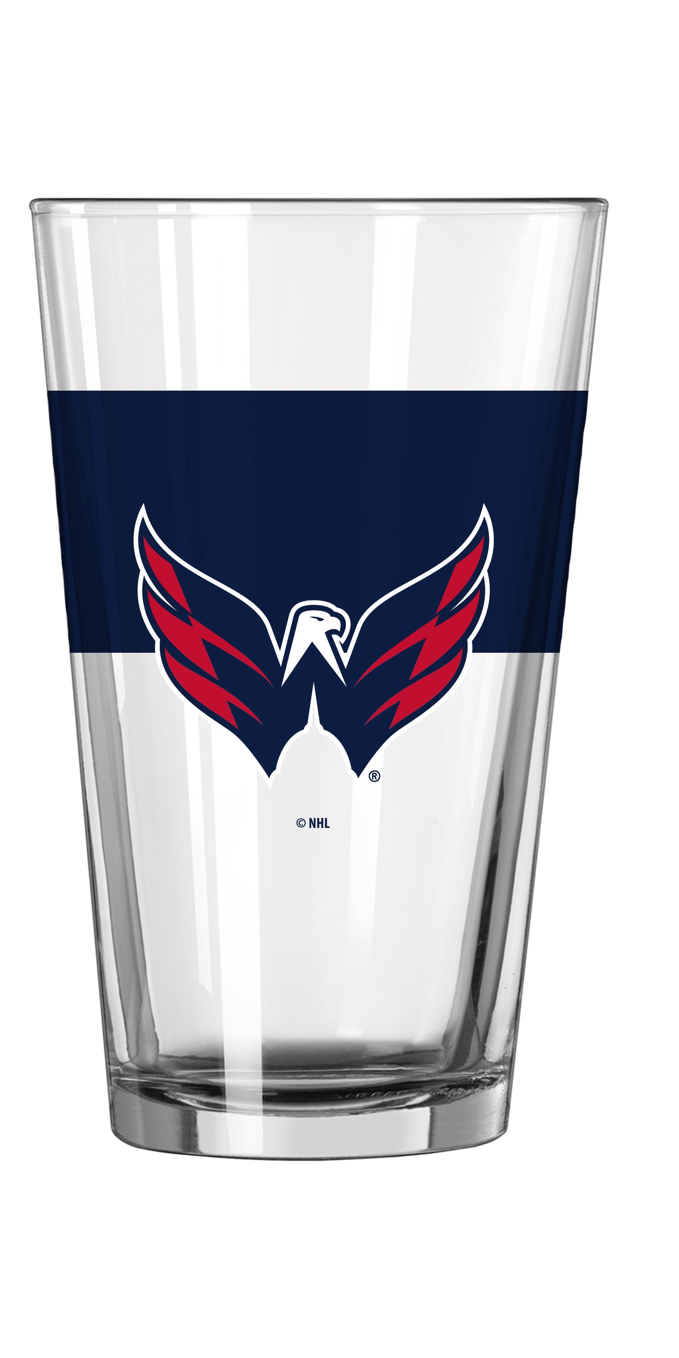 Washington Capitals 16oz Colorblock Pint Glass