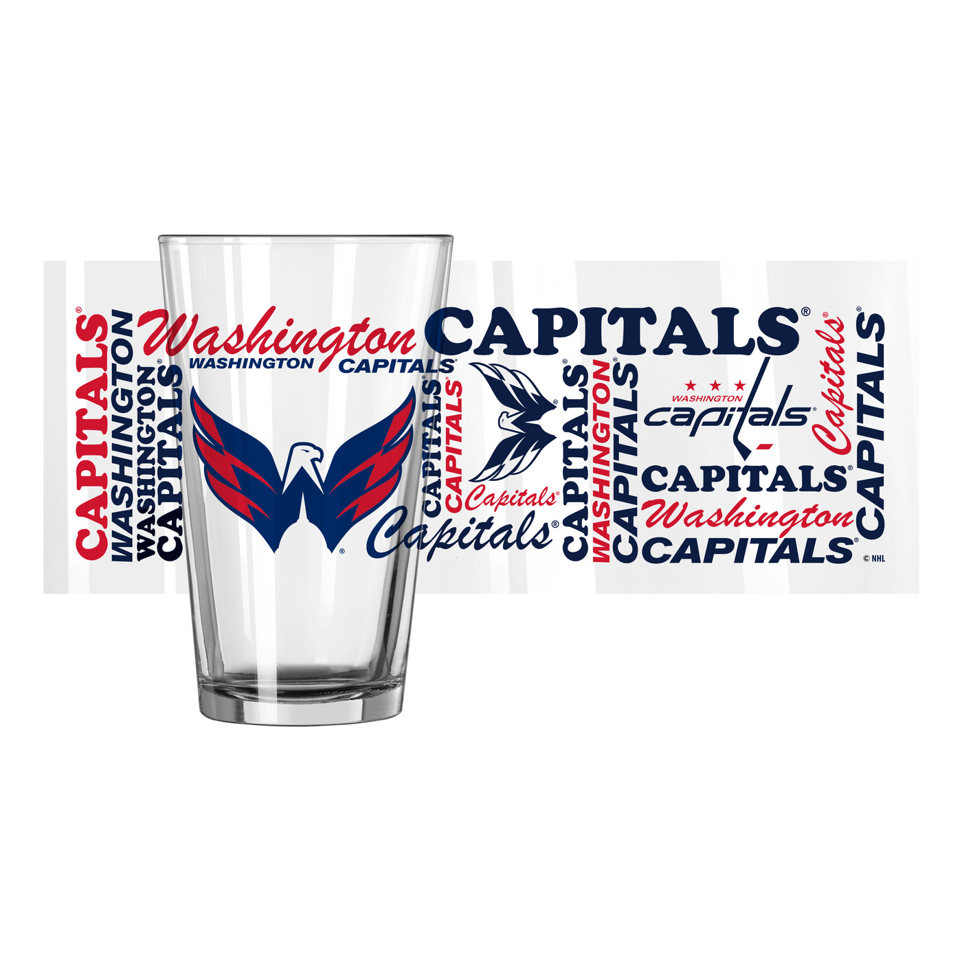 Washington Capitals 16oz Spirit Pint Glass