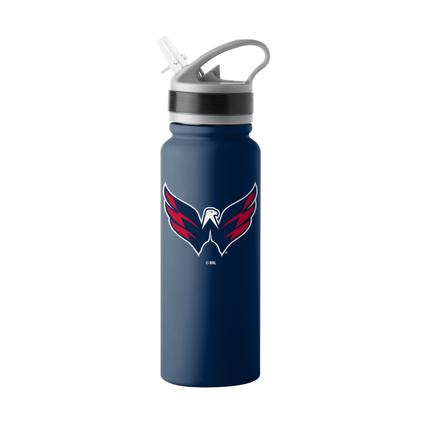 Washington Capitals Logo 25oz Stainless Single Wall Flip Top Bottle