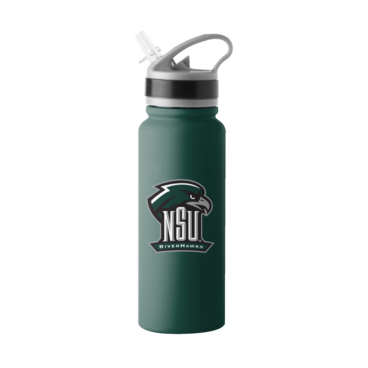 Northeastern State 25oz Logo Stainless Single Wall Flip Top Bottle