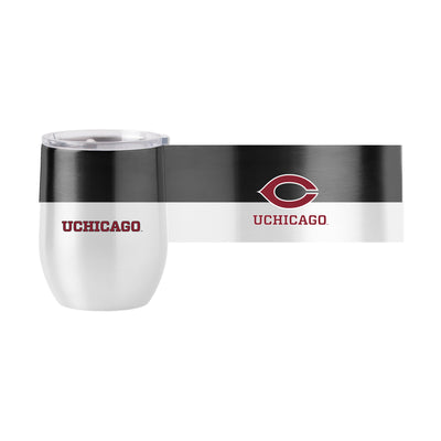 Univ of Chicago 16oz Colorblock Stainless Curved Beverage