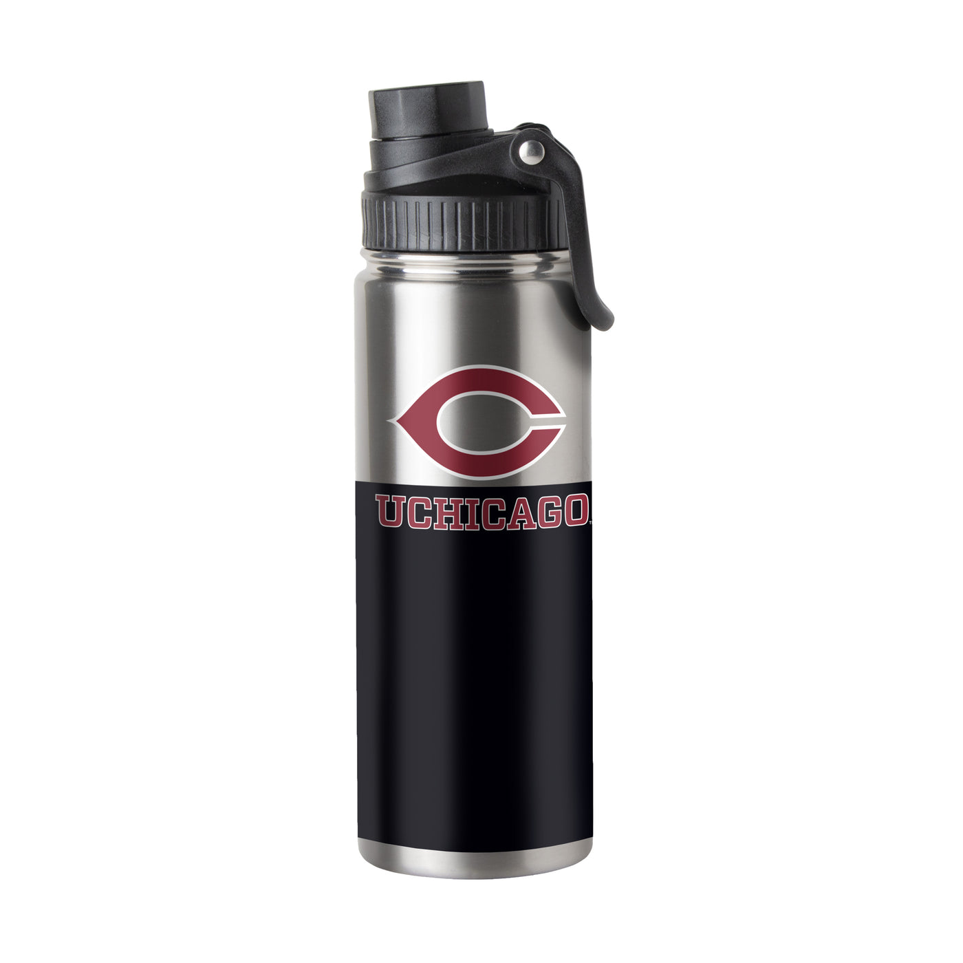 Univ of Chicago 21oz Colorblock Twist Top Water Bottle