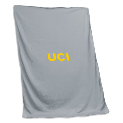 California Irvine Gray Sweatshirt Blanket (Screened) - Logo Brands