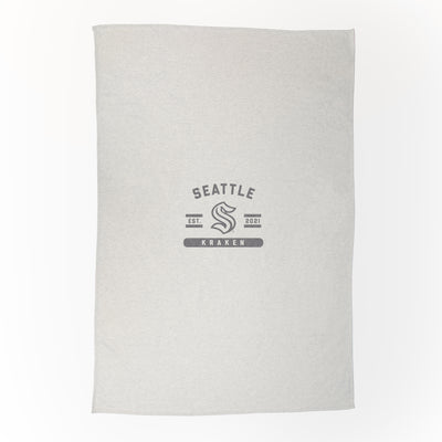 Seattle Kraken Oatmeal Sweatshirt Blanket - Logo Brands