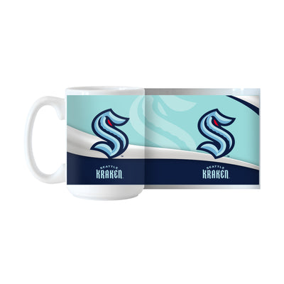 Seattle Kraken Wave 15oz Sublimated Mug