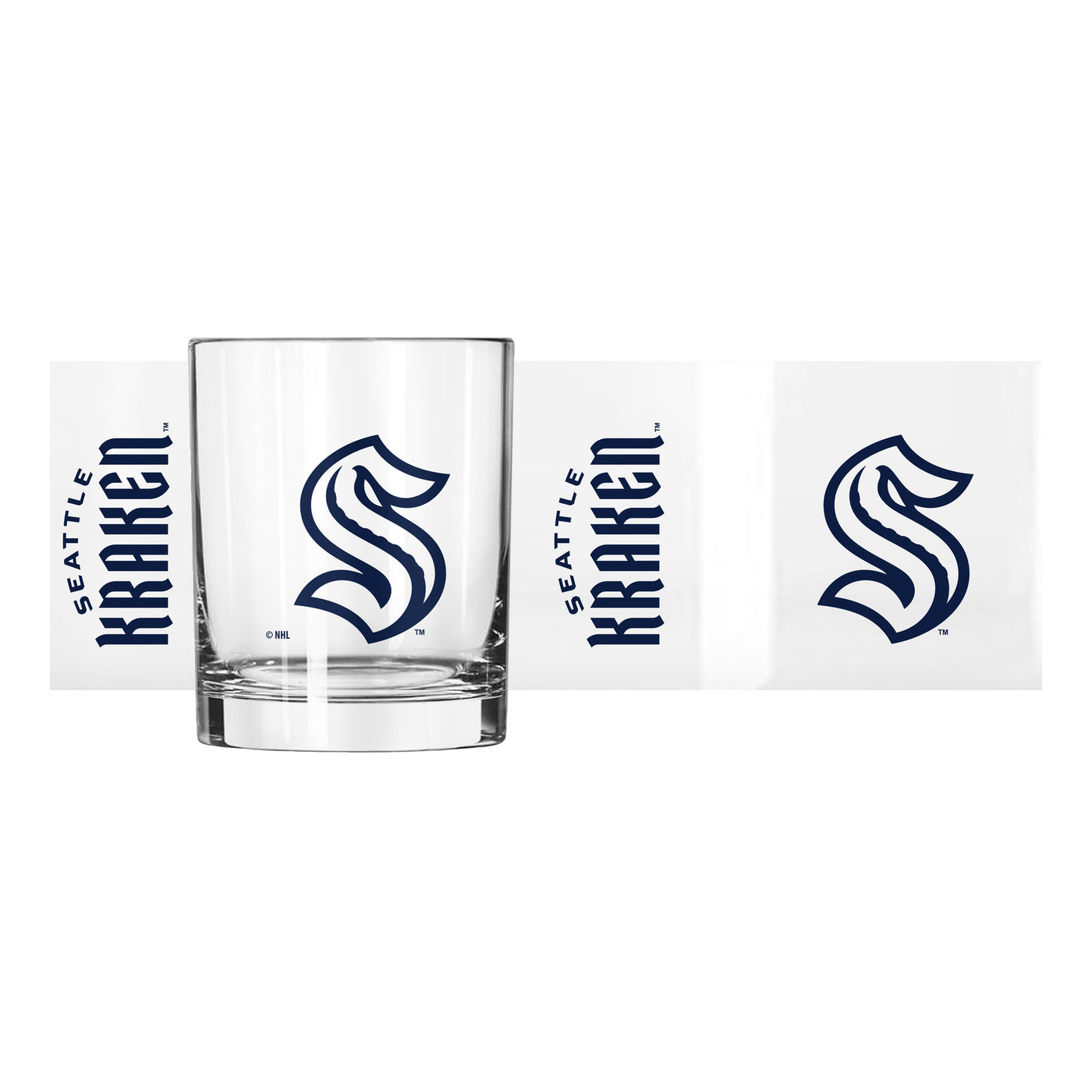 Seattle Kraken 14oz Gameday Rocks Glass