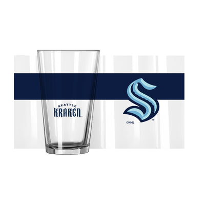 Seattle Kraken 16oz Colorblock Pint Glass - Logo Brands