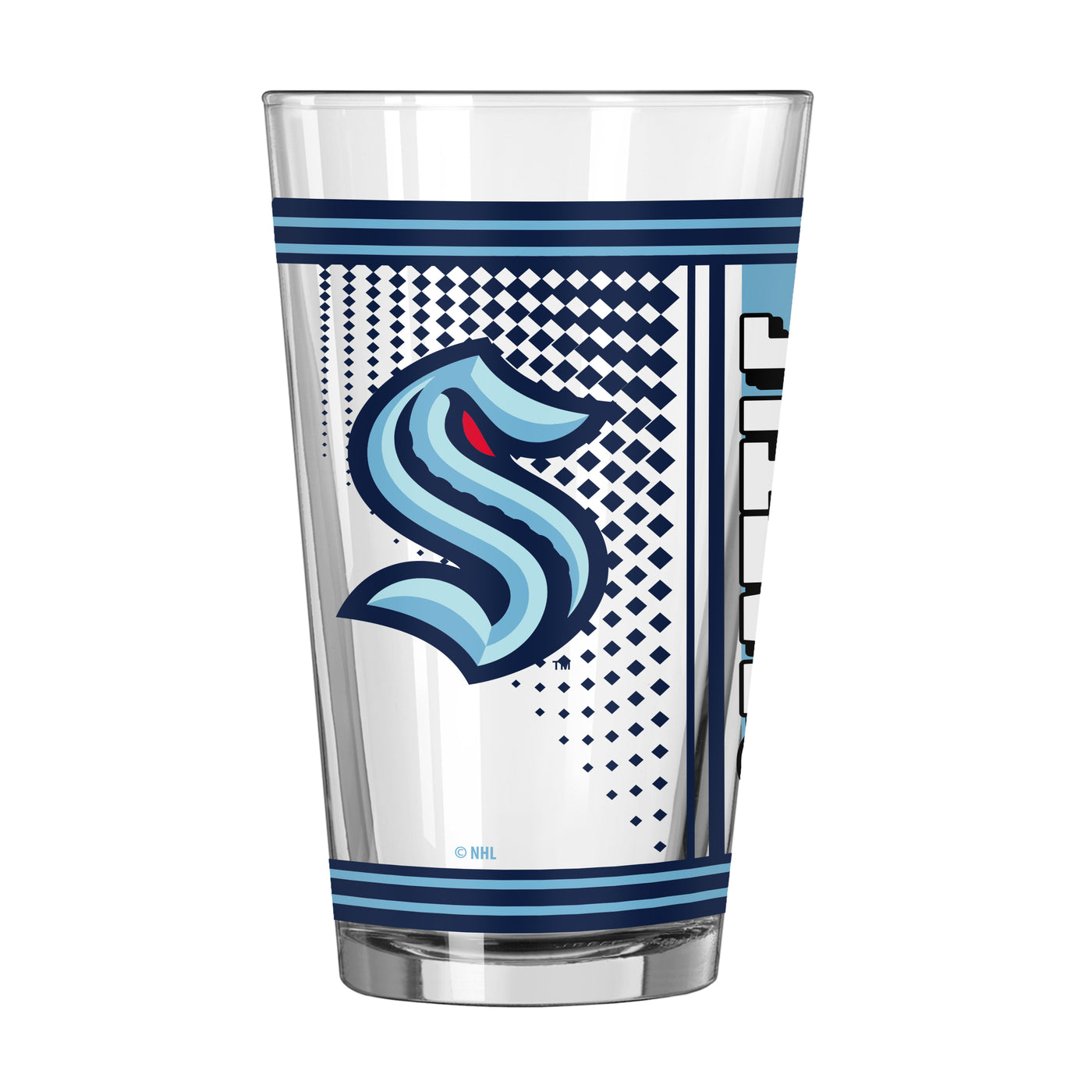 Seattle Kraken 16oz Hero Pint Glass