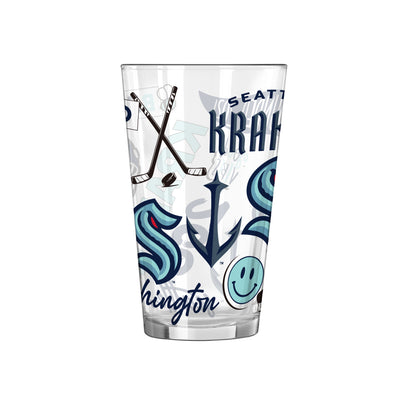 Seattle Kraken 16oz Native Pint Glass