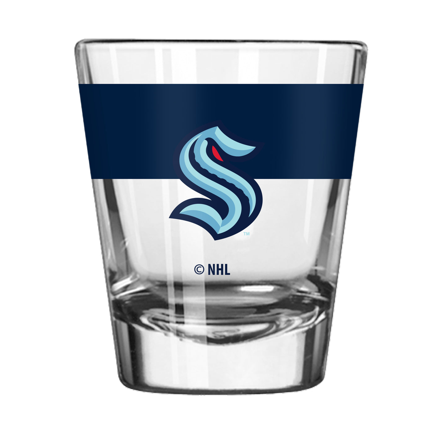Seattle Kraken 2oz Colorblock Shot Glass