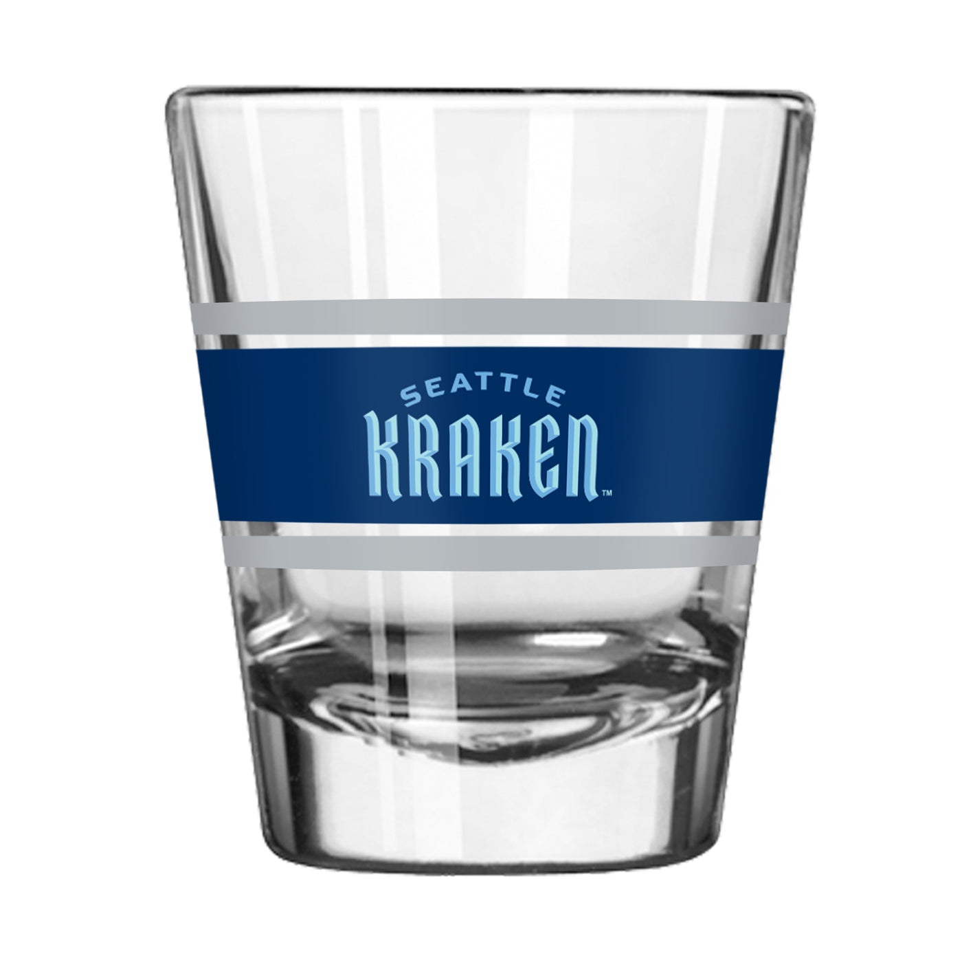 Seattle Kraken 2oz Stripe Shot Glass