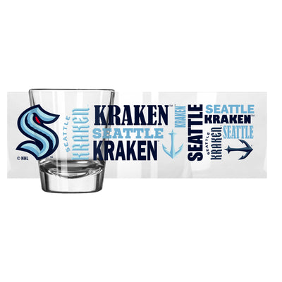 Seattle Kraken 2oz Spirit Shot Glass