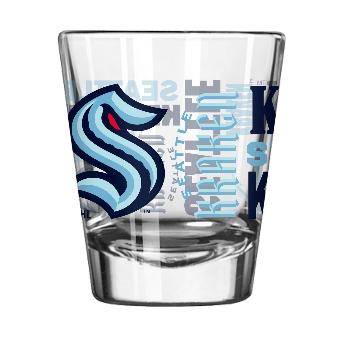 Seattle Kraken 2oz Spirit Shot Glass