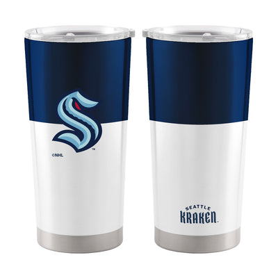 Seattle Kraken 20oz Colorblock Stainless Tumbler - Logo Brands