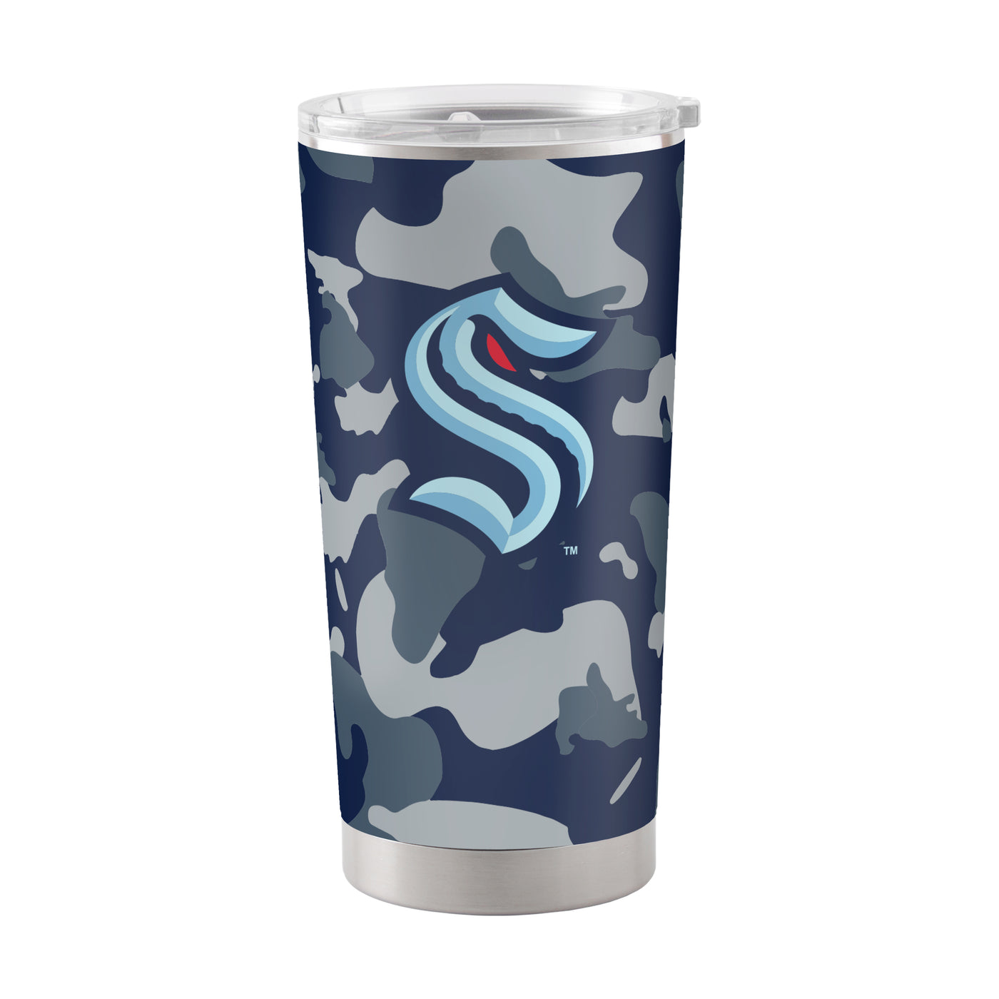 Seattle Kraken 20oz Camo Stainless Steel Tumbler