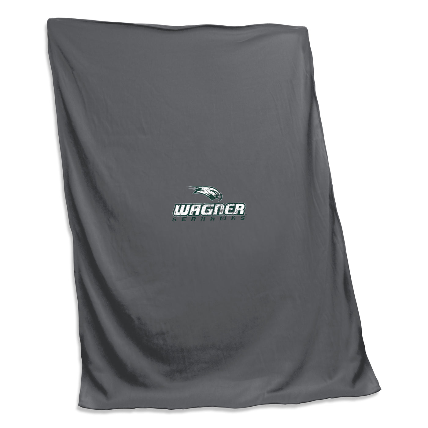 Wagner College Charcoal Sweatshirt Blanket (Screened)
