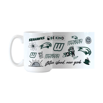 Wagner College 15oz Native Sublimated Mug