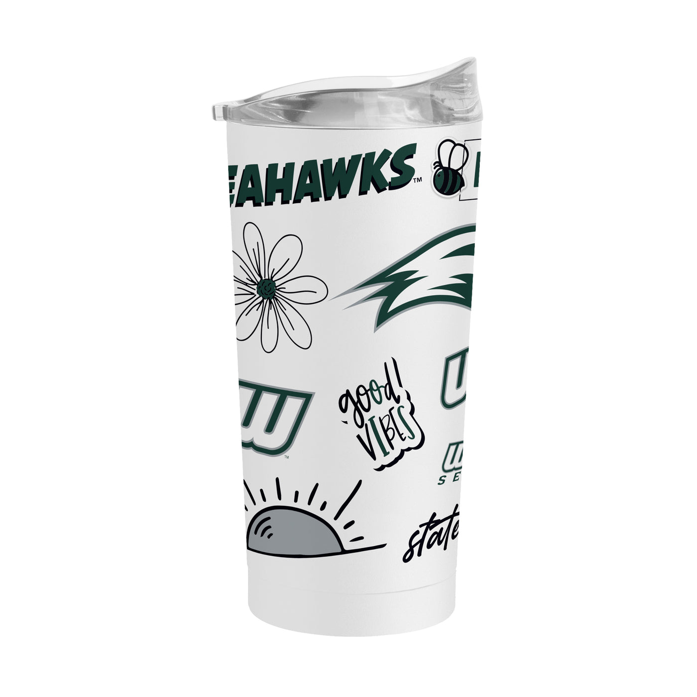 Wagner College 20oz Native Powder Coat Tumbler