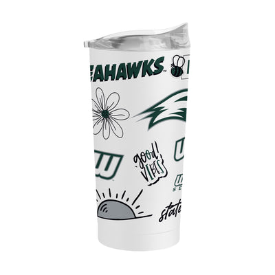 Wagner College 20oz Native Powder Coat Tumbler